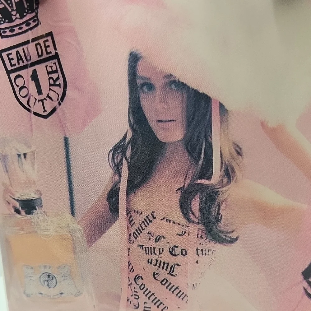 Juicy Couture Pink and Black Gift Bag